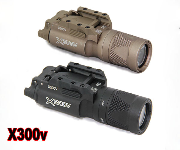 SureFire Vampire X300V Mini Picatinny Flashlight White/Flash BK